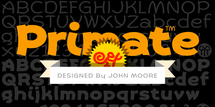 Primate Light Font preview